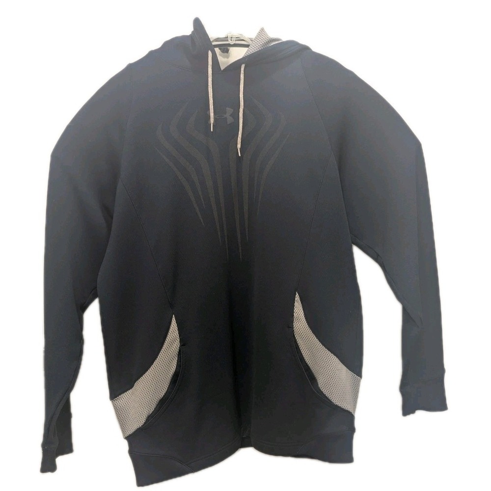Under Armour Hoodie Men Small Blue‎ Pullover Sweatshirt Jacket Hoody Football